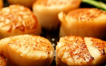 SANDRA'S PAN-SEARED SCALLOPS with an ASIAN DIPPING SAUCE